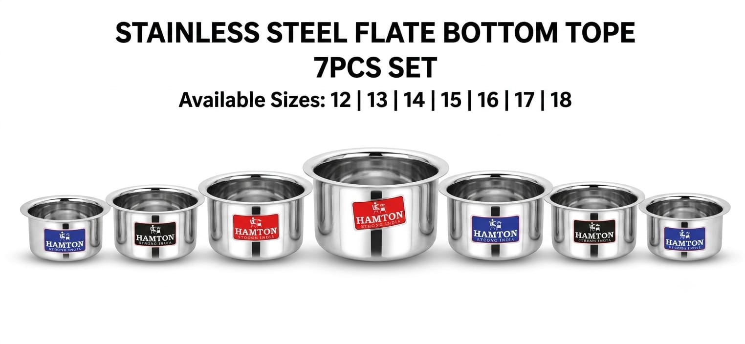 Flat Bottom Tope 7pcs