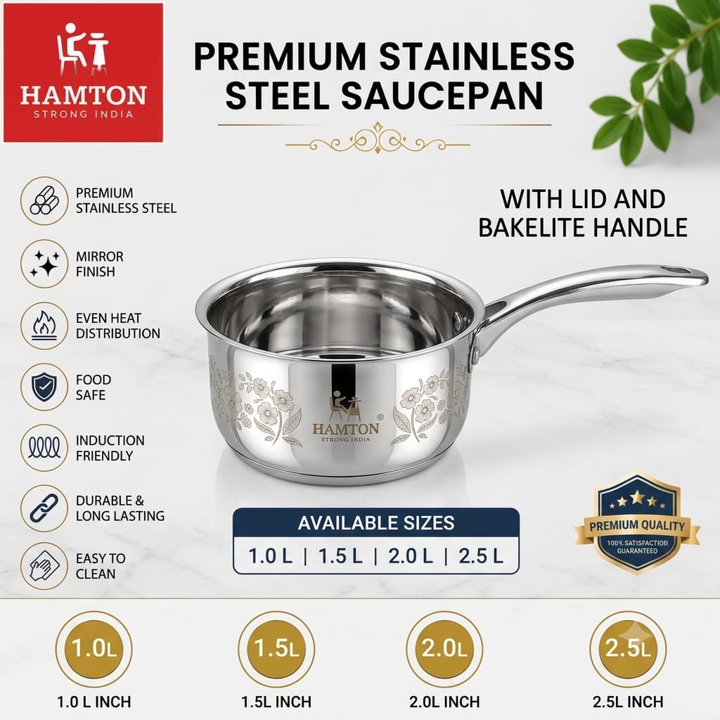 Premium SS Saucepan